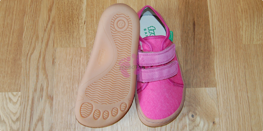 Barefoot tenisky Froddo - plátěné Fuchsia G1700270